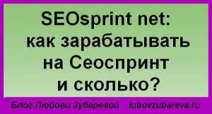 SEOsprint net: как зарабатывать на Сеоспринт и сколько?