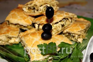 Греческий луковый пирог с сыром "Фета"
