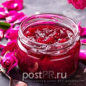 Рецепт приготовления розового варенья