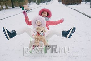 Подвижные игры для детей зимой